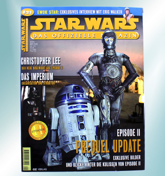 Star Wars - das offizielle Magazin vom OZ Verlag Nr. 21: Christopher Lee - der neue Bösewicht aus Episode II